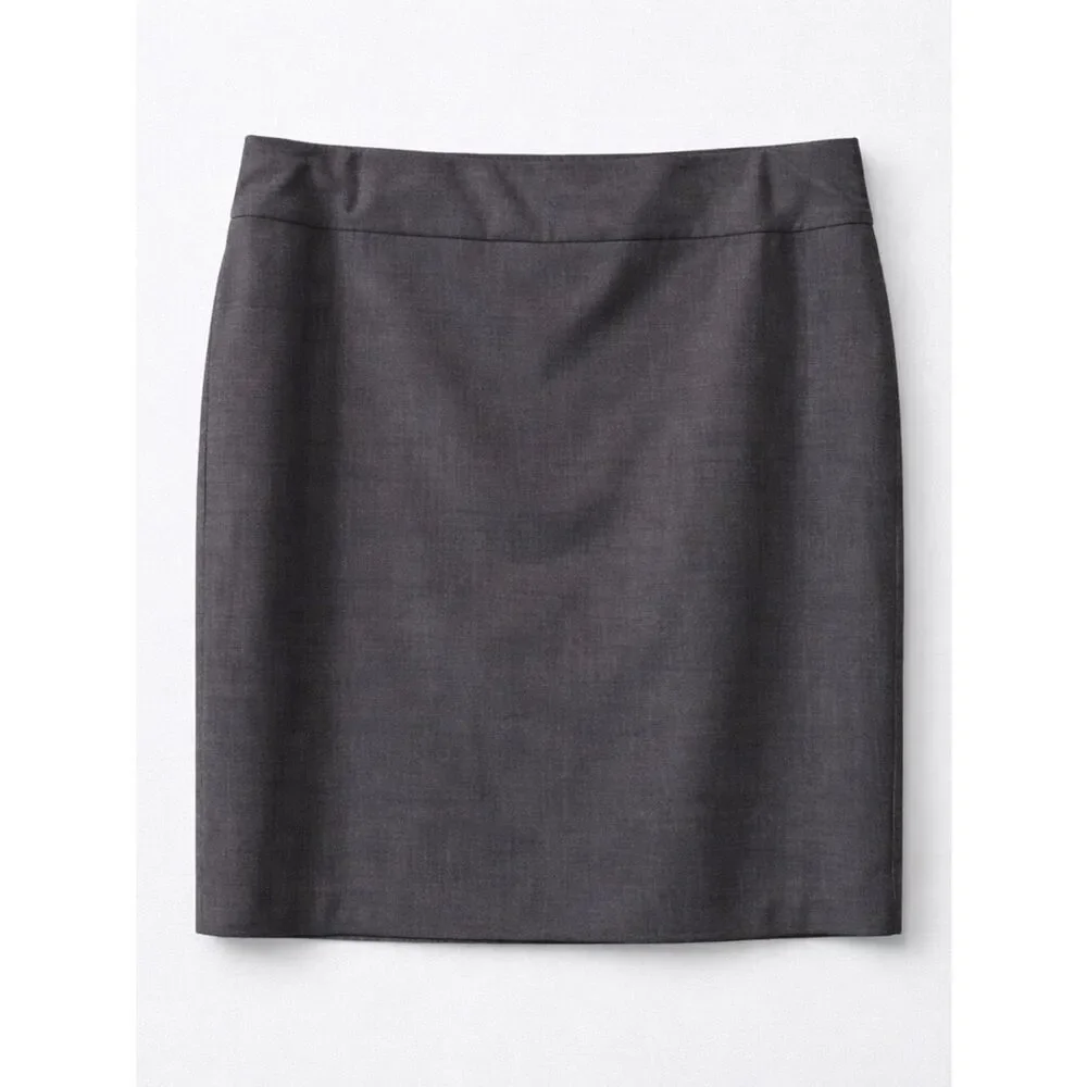 GRAY FULLY LINED STRETCH PENCIL SKIRT BY BANANA REPUBLICAN SIZE 14 NWT